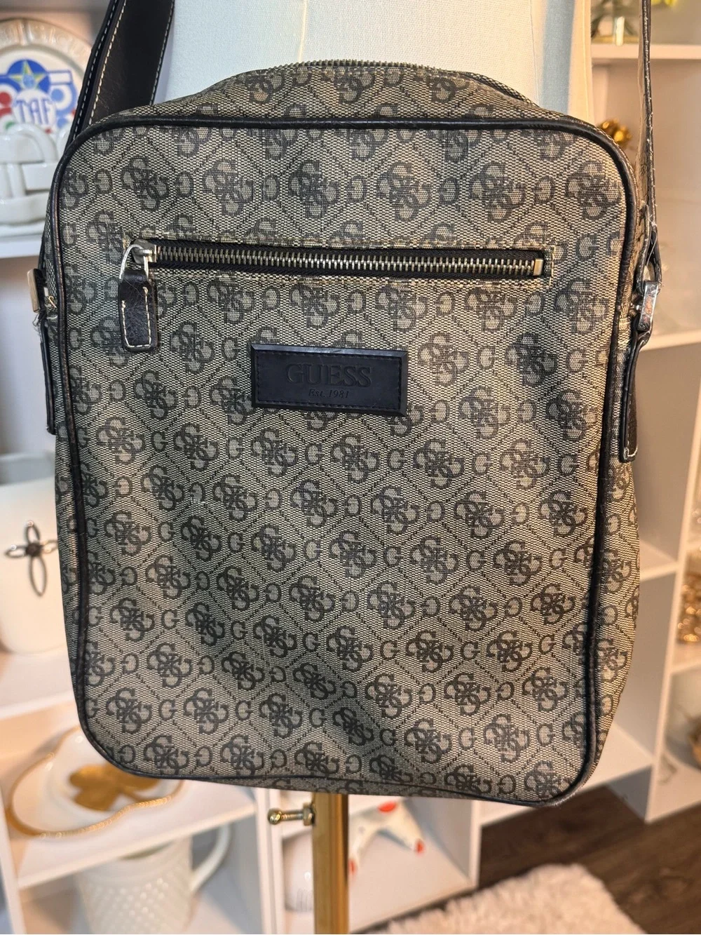 Guess Vezzola or Boston Monogram Crossbody Bag